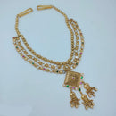 Lucentarts Jewellery Traditional Pota Stone And Pearl Kamarband for Bridal & Festive Wear