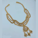 Lucentarts Jewellery Traditional Pota Stone And Pearl Kamarband for Bridal & Festive Wear
