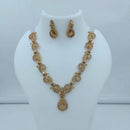 Lucentarts Jewellery Designer Pota Stone And Austrian Stone Necklace Set