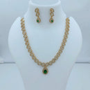 Lucentarts Jewellery Gorgeous Crystal Stone And Austrian Stone Necklace Set