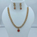 Lucentarts Jewellery Gorgeous Crystal Stone And Austrian Stone Necklace Set