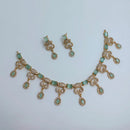 Lucentarts Jewellery Royal Look American Diamond Necklace Set