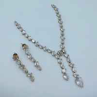 Lucentarts Jewellery Designer Crystal Stone Necklace Set