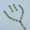 Lucentarts Jewellery Designer Crystal Stone Necklace Set