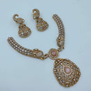 Lucentarts Jewellery Sparkling American Diamond Necklace Set for Women