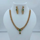 Lucentarts Jewellery Sparkling American Diamond Necklace Set for Women
