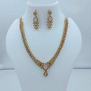 Lucentarts Jewellery Sparkling American Diamond Necklace Set for Women