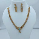 Lucentarts Jewellery Sparkling American Diamond Necklace Set for Women
