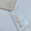 Lucentarts Jewellery Gold Plated Austrian Stone Chain Pendant