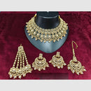 Lucentarts Jewellery Designer Polki Kundan Stone And Beads Choker Necklace Set