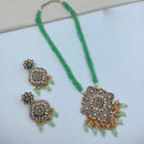 Lucentarts Jewellery Heritage Pota Stone Pearl And Beads Necklace Set