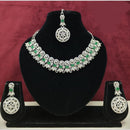 Lucentarts Jewellery Sparkling American Diamond Necklace Set for Women