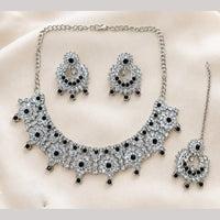 Lucentarts Jewellery Austrian Stone Necklace Set for Women