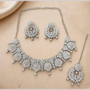 Lucentarts Jewellery Austrian Stone Necklace Set for Women