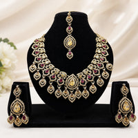 Lucentarts Jewellery Designer Austrian And Crystal Stone Necklace Set