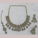 Lucentarts Jewellery Designer Austrian And Crystal Stone Necklace Set