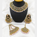Lucentarts Jewellery Designer Austrian And Crystal Stone Necklace Set