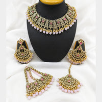 Lucentarts Jewellery Designer Austrian And Crystal Stone Necklace Set