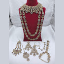 Lucentarts Jewellery Kundan And Austrian Stone Bridal Jewellery Set