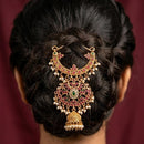 Lucentarts Jewellery Gold Plated  Pota Stone Hair Juda Pin