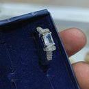 Lucentarts Jewellery Silver Plated Austrian Stone Ring