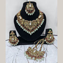Lucentarts Jewellery Premium Austrain Stone And Beads Necklace Set for Women