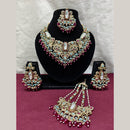Lucentarts Jewellery Premium Austrain Stone And Beads Necklace Set for Women