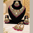 Lucentarts Jewellery Premium Austrain Stone And Beads Necklace Set for Women