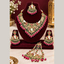 Lucentarts Jewellery Premium Austrain Stone And Beads Necklace Set for Women