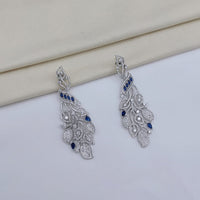 Lucentarts Jewellery Glamorous American Diamond Dangler Earrings