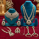 Lucentarts Jewellery Austrian Stone And Beads Bridal Jewellery Set