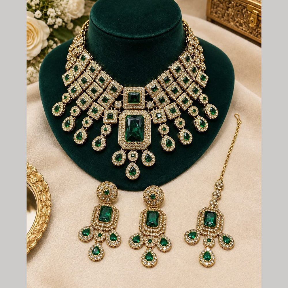 Lucentarts Jewellery Royal Austrian Stone Choker Necklace Set