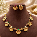 Lucentarts Jewellery Elegant Pota Stone Necklace Set