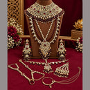 Lucentarts Jewellery Gorgeous Austrian Stone And Beads Bridal Jewellery Set