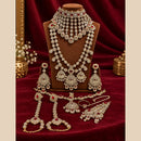 Lucentarts Jewellery Gorgeous Austrian Stone And Beads Bridal Jewellery Set