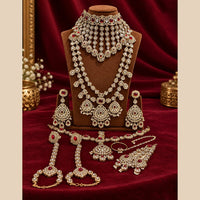 Lucentarts Jewellery Gorgeous Austrian Stone And Beads Bridal Jewellery Set