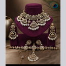 Sai Fashion Designer Kundan And Beads Semi-Bridal Necklace Set
