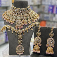 Sai Fashion Designer Kundan And Beads Semi-Bridal Necklace Set