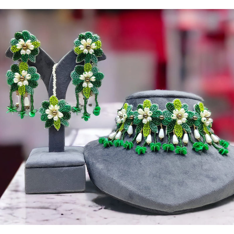 Blythediva Handmade Fowler Pearl Choker Necklace Set