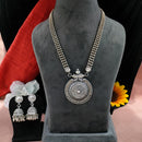 Blythediva Traditional Oxidised Plated Necklace Set
