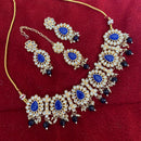 India Art Gold Plated Kundan Stone Necklace Set