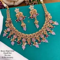 India Art Gold Plated Necklace Set