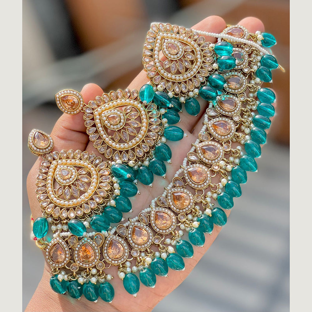 India Art Gold Plated Necklace Set