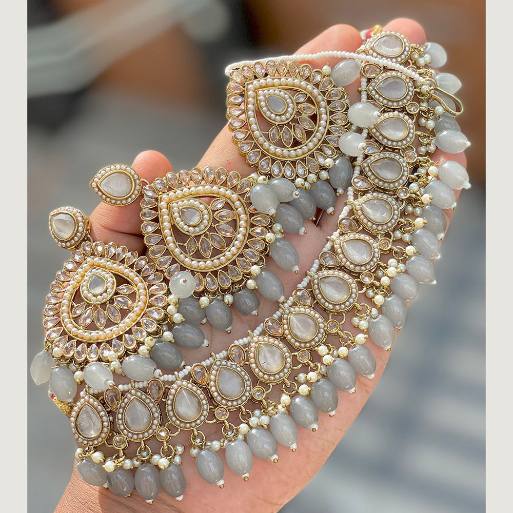 India Art Gold Plated Necklace Set