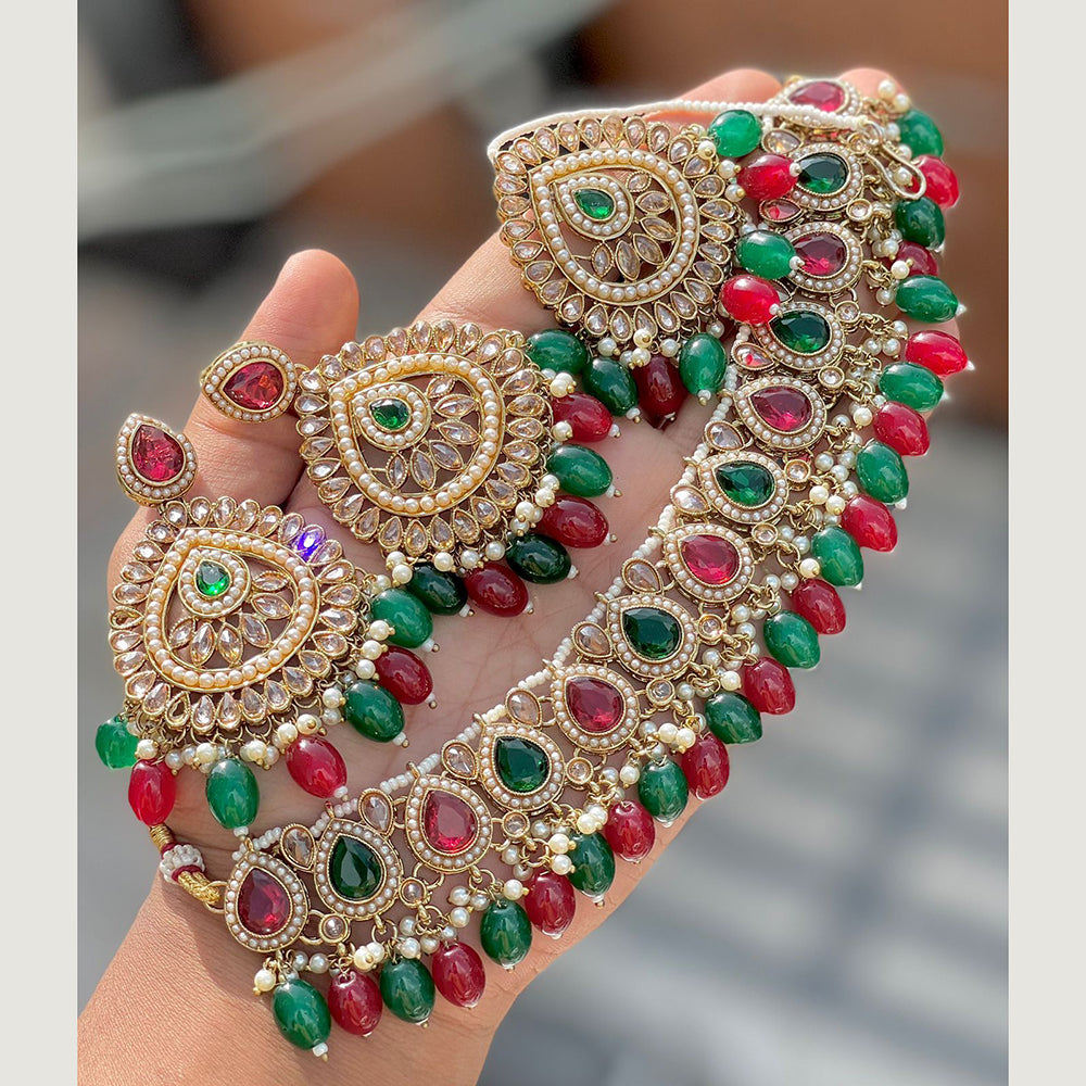 India Art Gold Plated Necklace Set