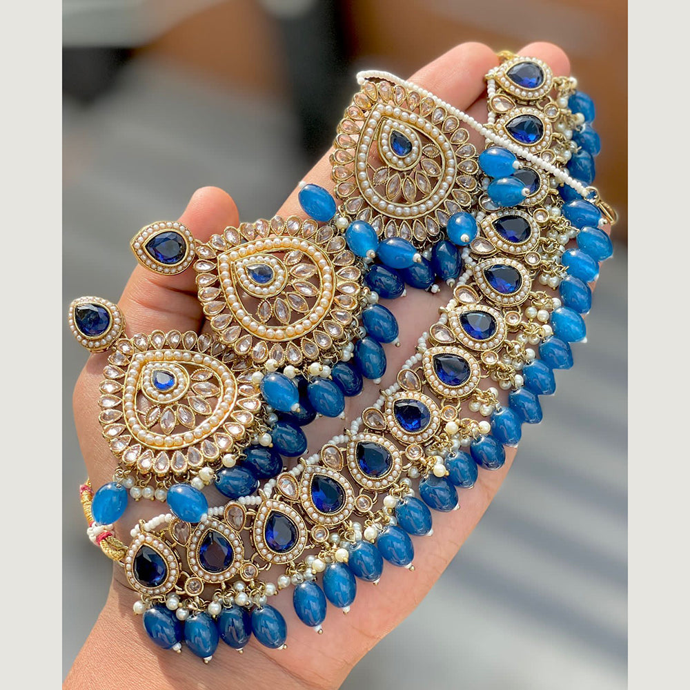 India Art Gold Plated Necklace Set