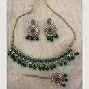 India Art Gold Plated Crystal Stone Necklace Set