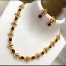 India Art Gold Plated Austrian Stone Necklace Set