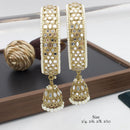 India Art Gold Plated Mirror And Pearl Bangles Set