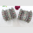 India Art Oxidised Plated Tradition With Attitude Pota Stone Bangle Set 